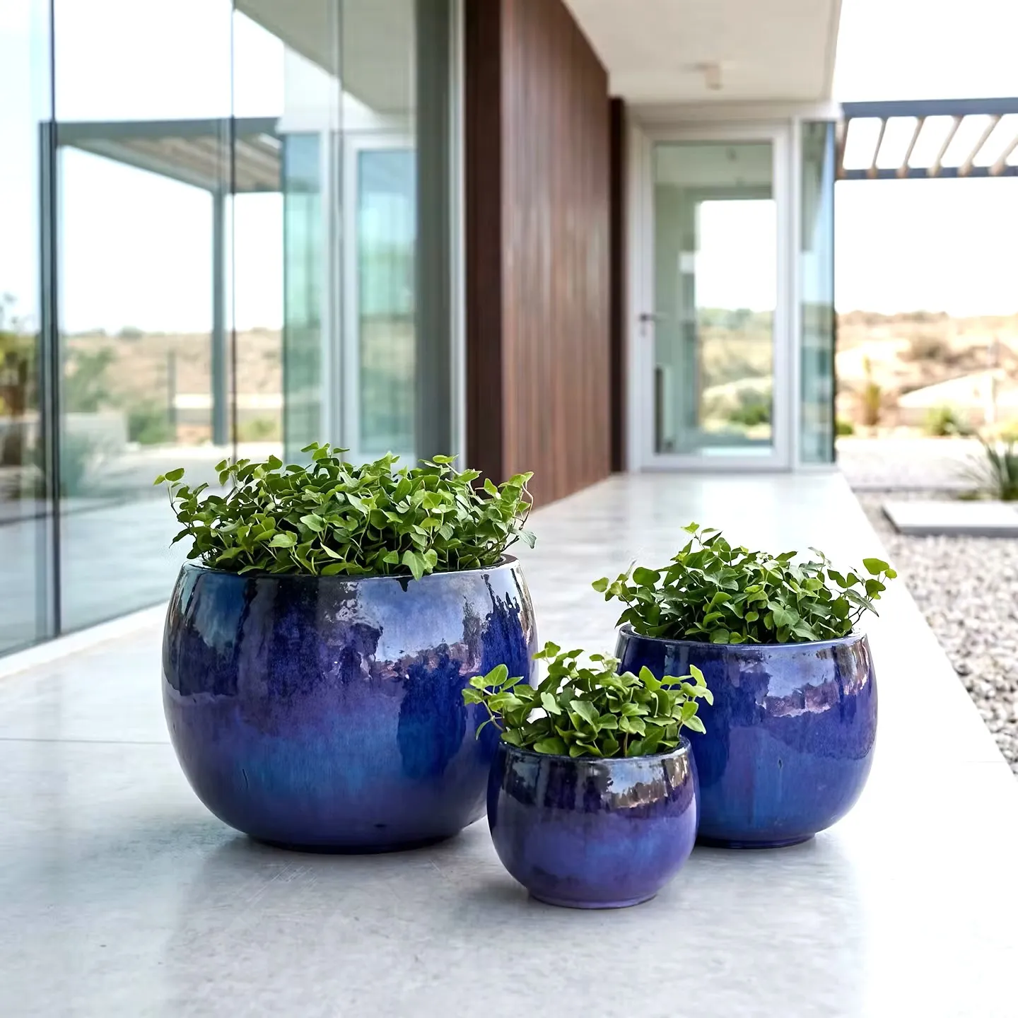 BOWL TONDO GLZ BLU