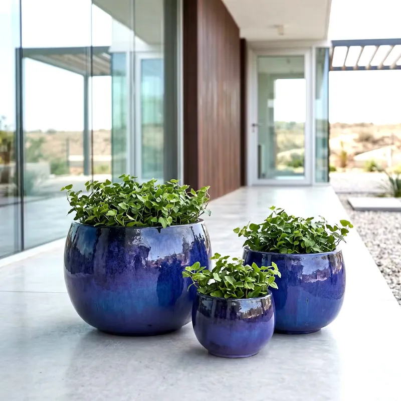 BOWL TONDO GLZ BLU
