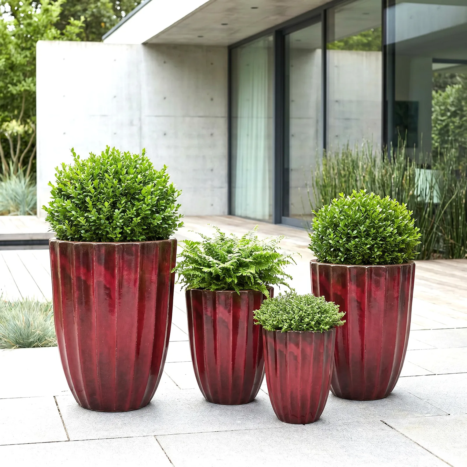 NOBLE RIB GLZ ROSSO OXBLOOD